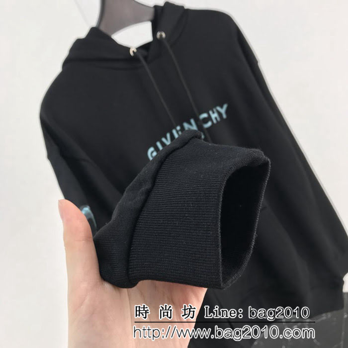 GVC紀梵希 18FW官網同步 魔蠍龍紋印花連帽 純棉男款衛衣 ydi1626